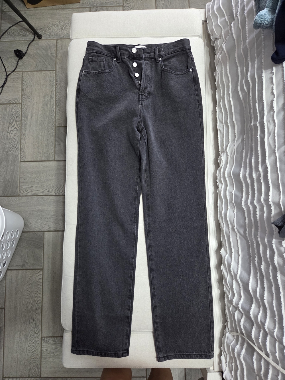 PACSUN Black Dad Jeans